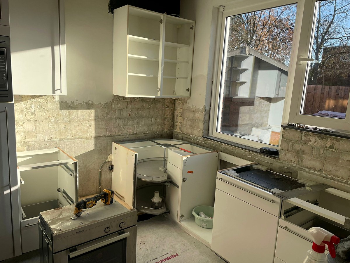 Keuken voor renovatie